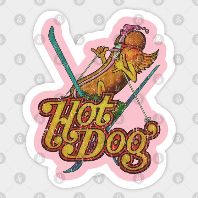 Hot Dog Skier 1974 Sticker by JCD666